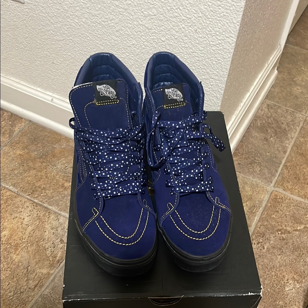 Vans Blue High-Top Sneakers